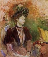 Morisot, Berthe - Young Woman and Child, Avenue du Bois